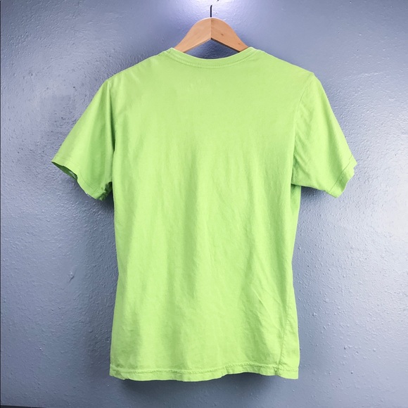 Lance and Shield T Shirt by TankFarm lime green - Picture 3 of 3